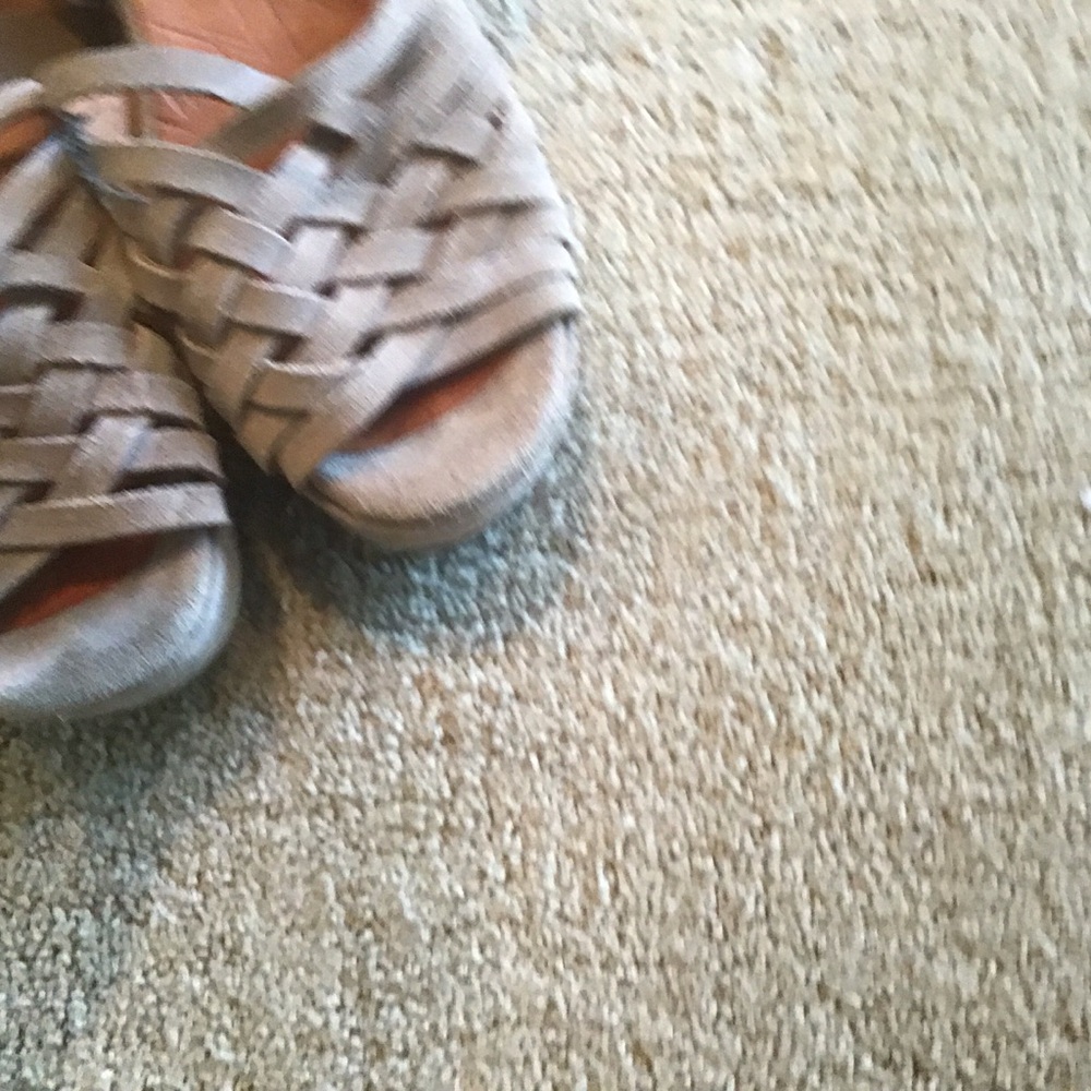 Chie Mihara Tan Woven Suede Leather Ankle Straps‎ Heels Shoes Retro 40s 40 10 - Picture 3 of 8